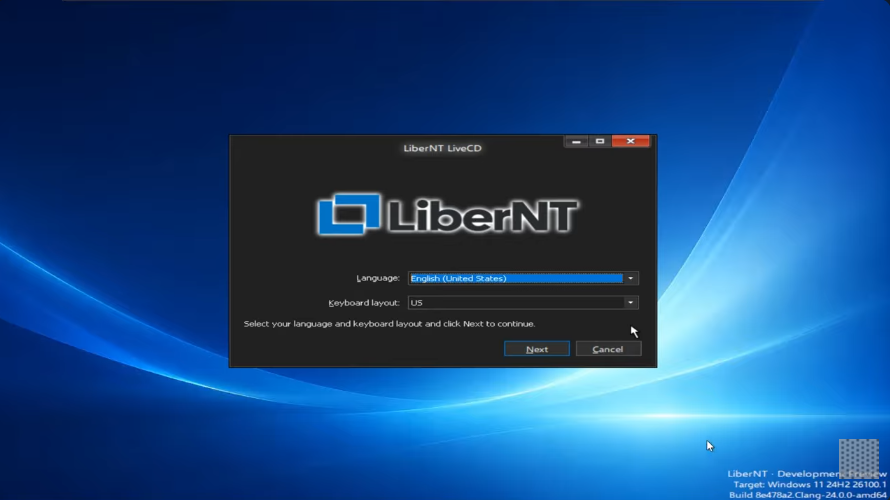 LiberNT el clon de Windows pero en Software Libre