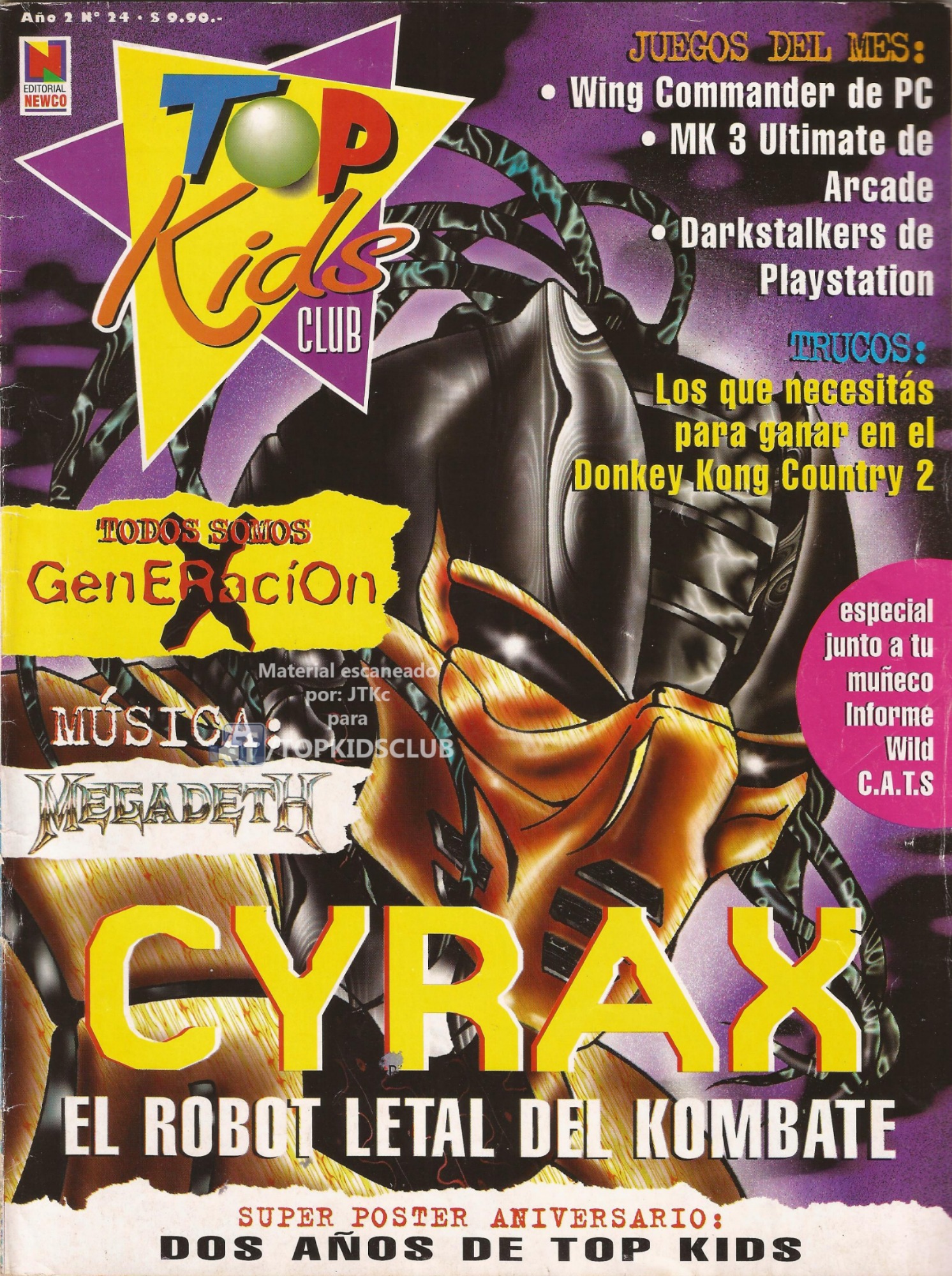 Revista Top Kids #24 - Cyrax