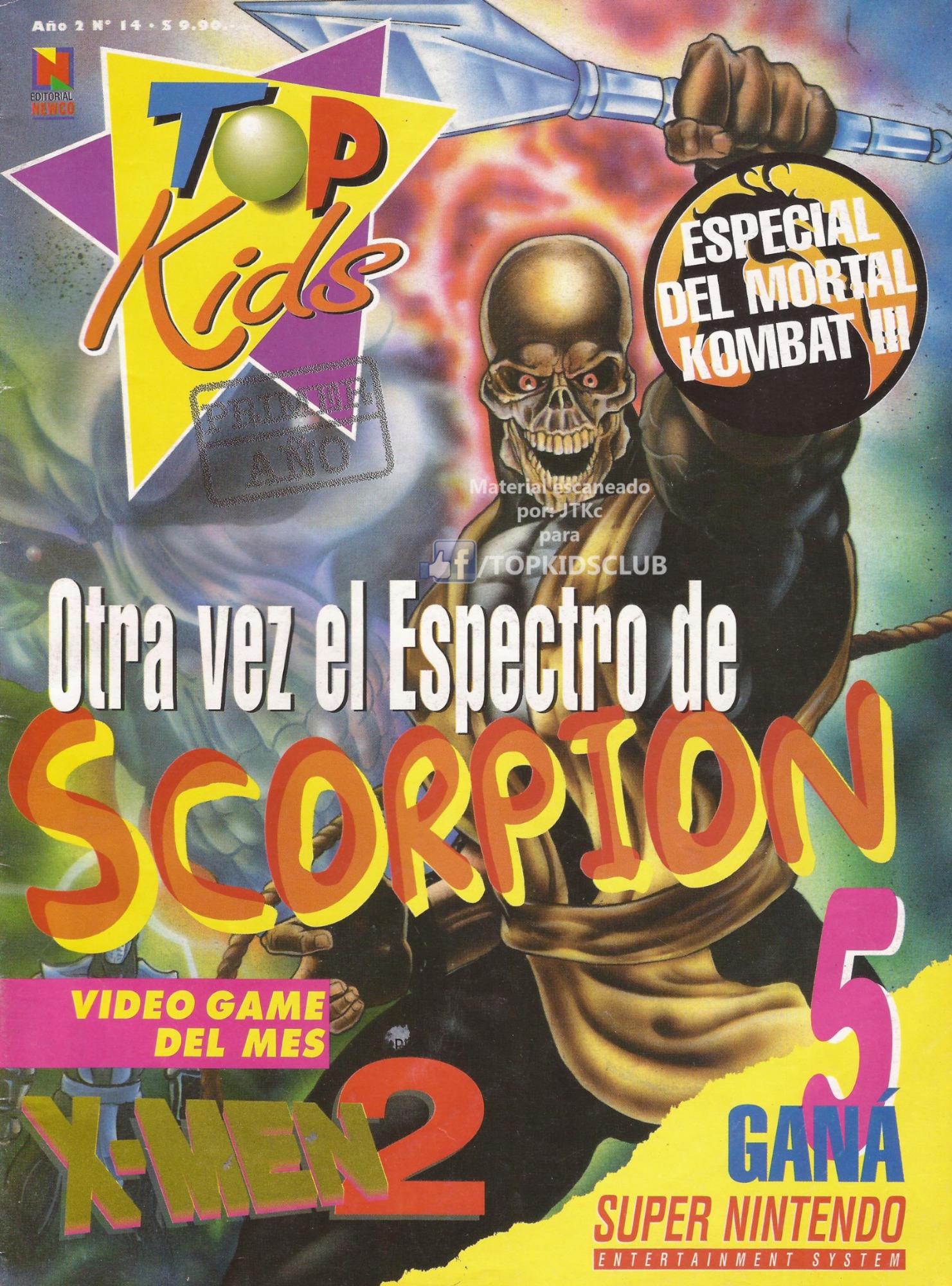 Revista Top Kids #14 - Scorpion (espectro)