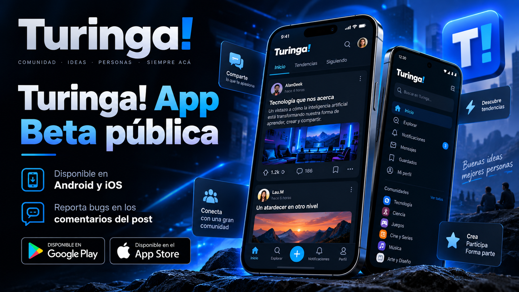 Beta pública de App Turinga!