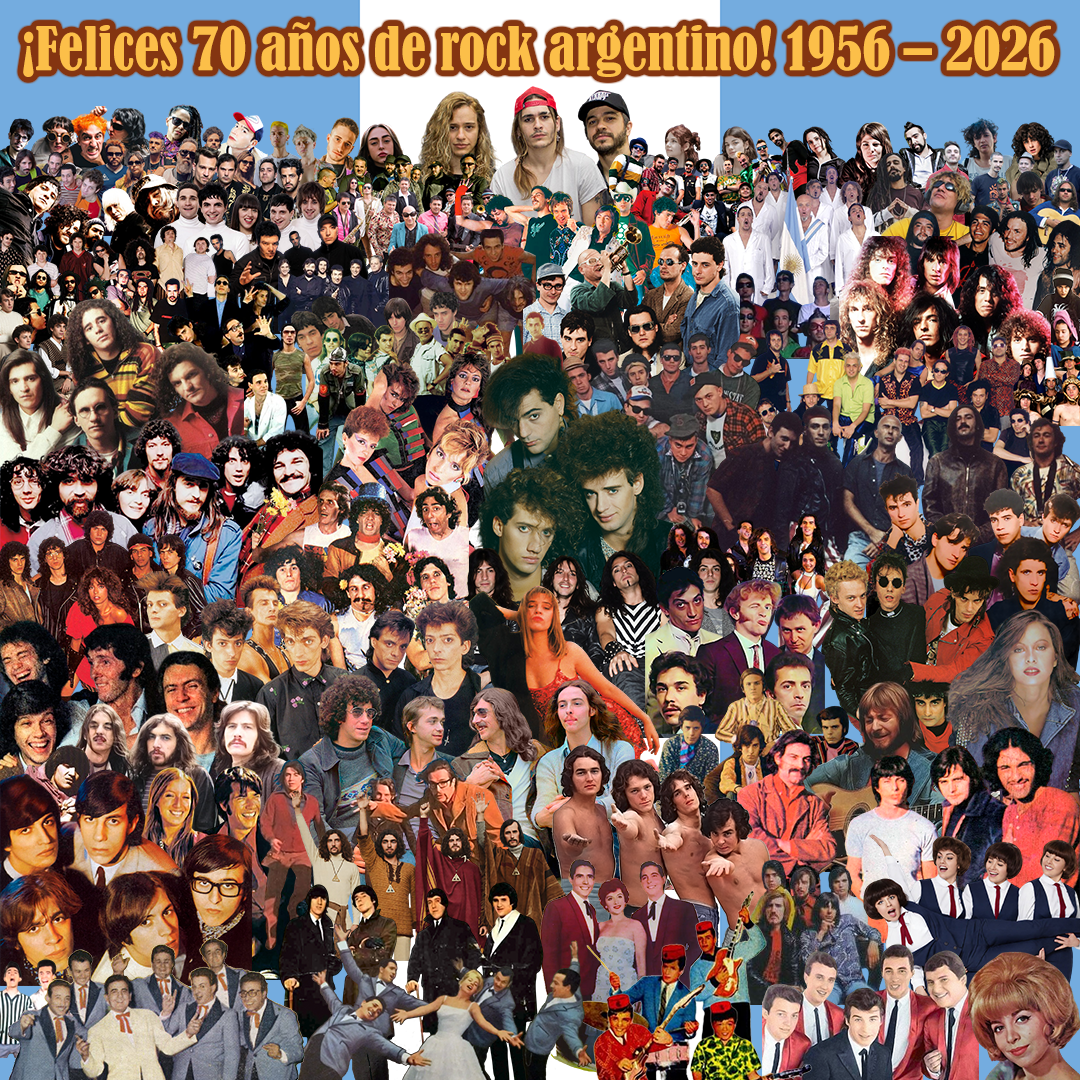 ¡Felices 70 años de rock argentino! 1956 – 2026