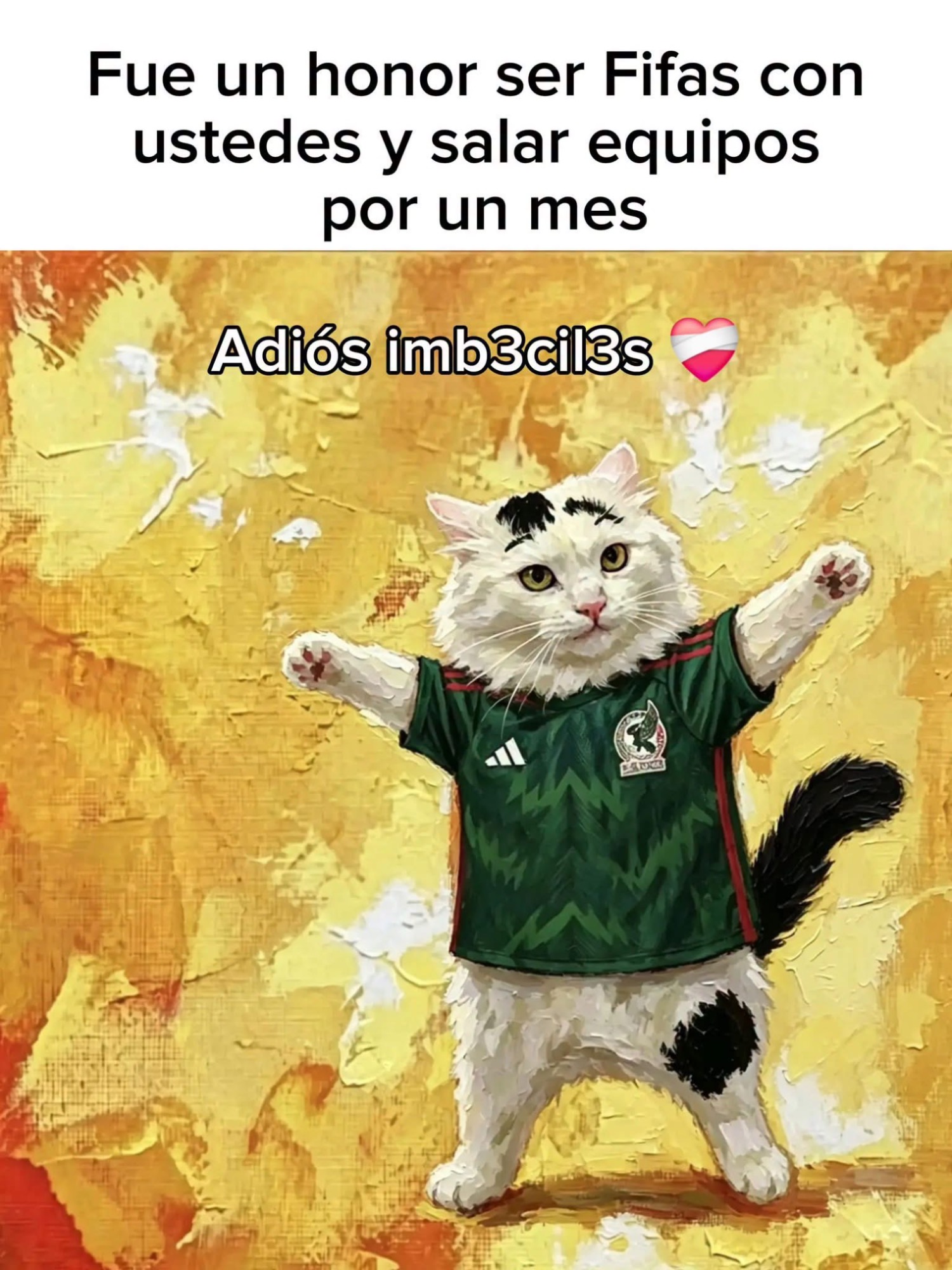 Ares se despide de la temporada fifas, nos vemos en 4 años 🤧