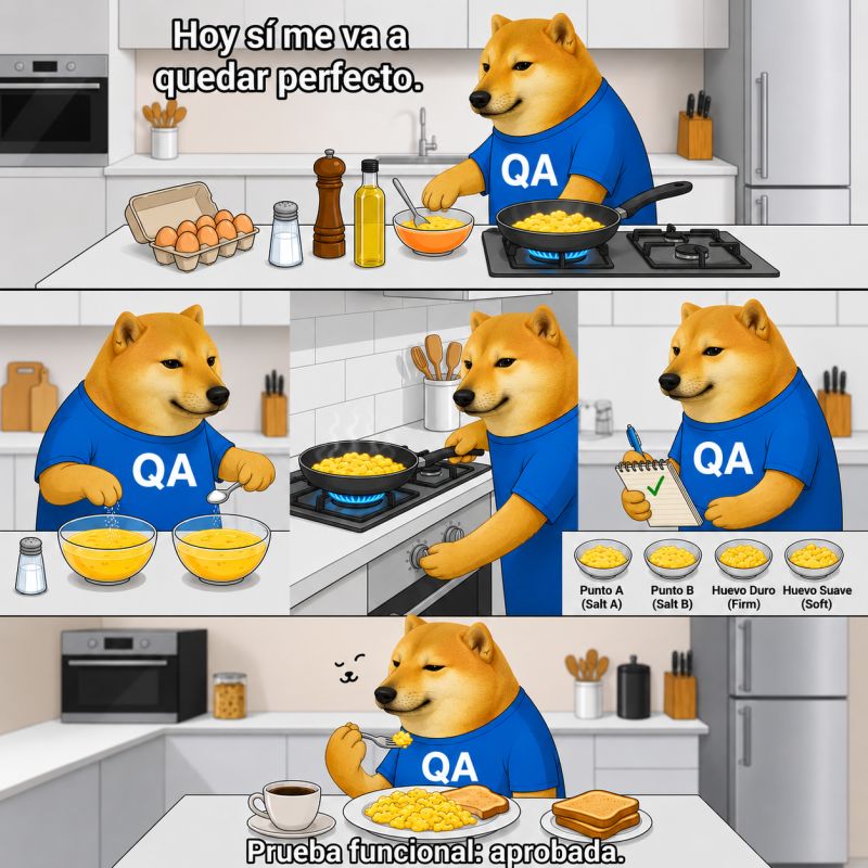 Ora sí que un testing de huevos.