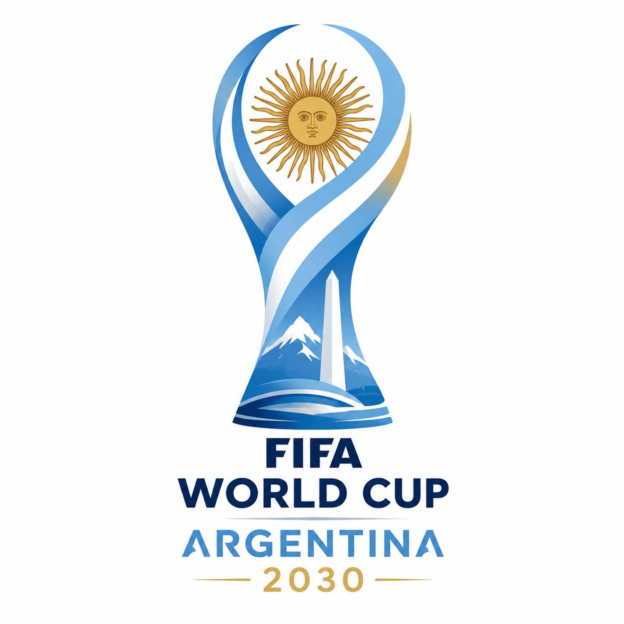 Estuve haciendo diseños sobre una ficticia copa del mundo ar